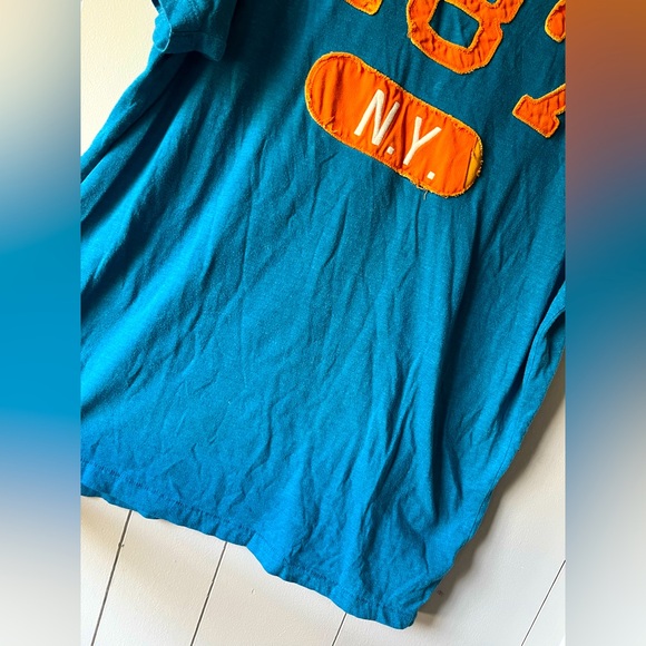 Aeropostale Teal and Orange Graphic Tee Men’s Size XL - Picture 7 of 11